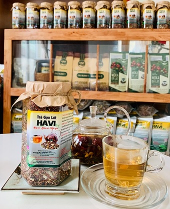 TRÀ GẠO LỨT  hũ 400 g