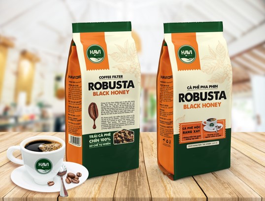CÀ PHÊ PHA PHIN ROBUSTA HONEY 500G